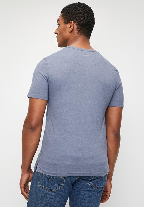 Pringle of Scotland - Colton short sleeve crew neck tee - blue