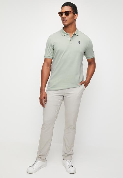 Pringle of Scotland - Austyn new core golfer - sage