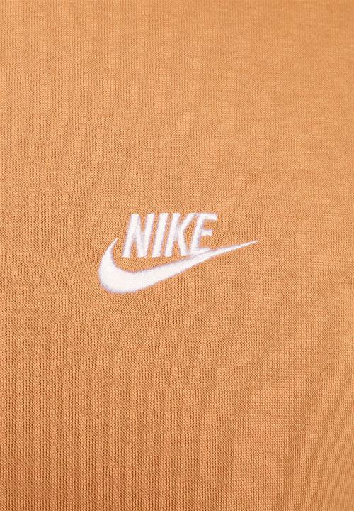Nike - Nike Sportswear Club Fleece Men's Crew - flax/white
