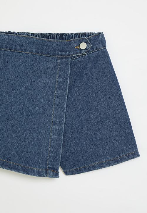 Pop Candy - Denim skort-blue