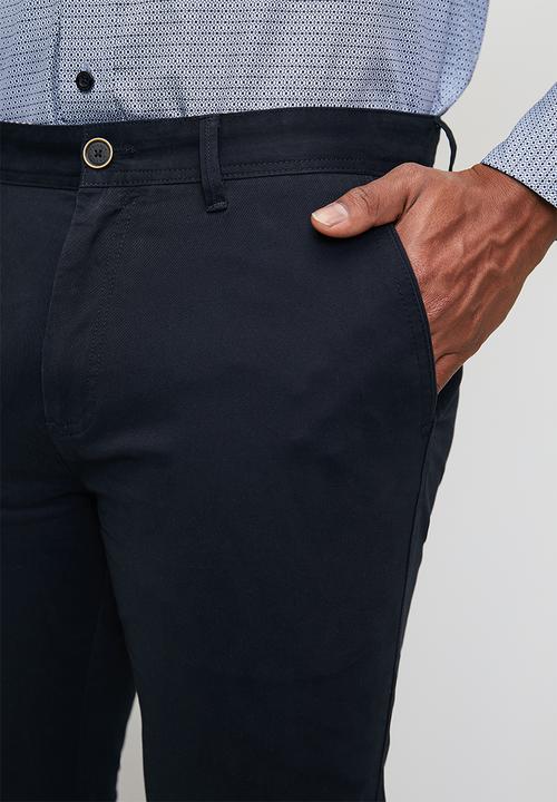 Pringle of Scotland - Jorge tailored fit chinos - navy