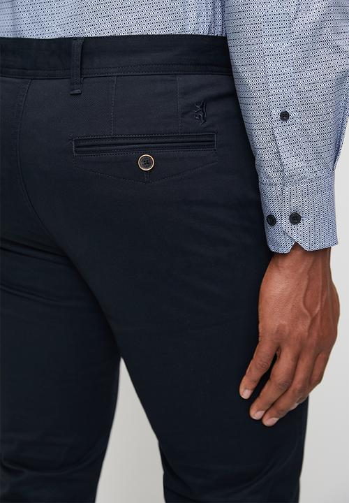 Pringle of Scotland - Jorge tailored fit chinos - navy