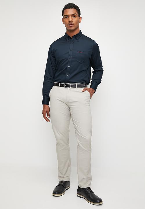 Pringle of Scotland - Jorge tailored fit chinos - stone