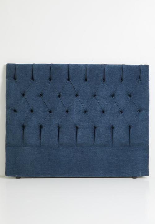 Sixth Floor - Molo Deep button headboard - Indigo