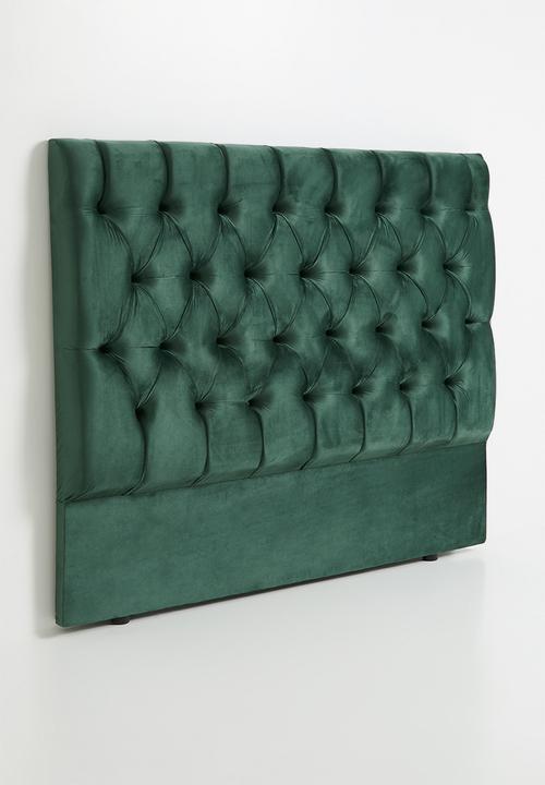 Sixth Floor - Molo Deep button headboard - Green