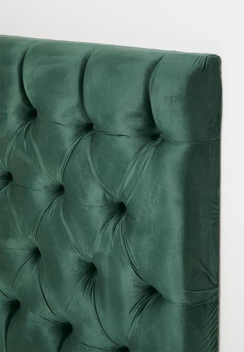 Sixth Floor - Molo Deep button headboard - Green