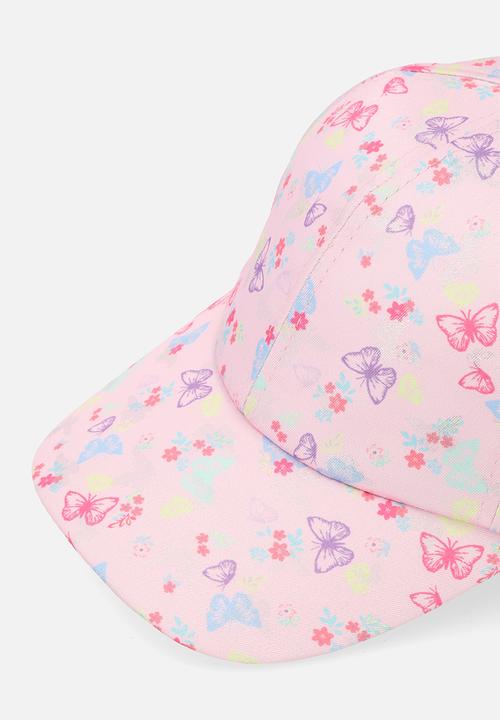 Pop Candy - Butterfly print cap - pink