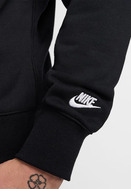 Nike - Nike Club Crew Bolt sweatshirt - black/white