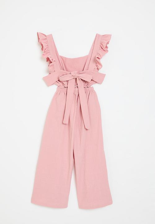Pop Candy - Frilled jumpsuit - pink