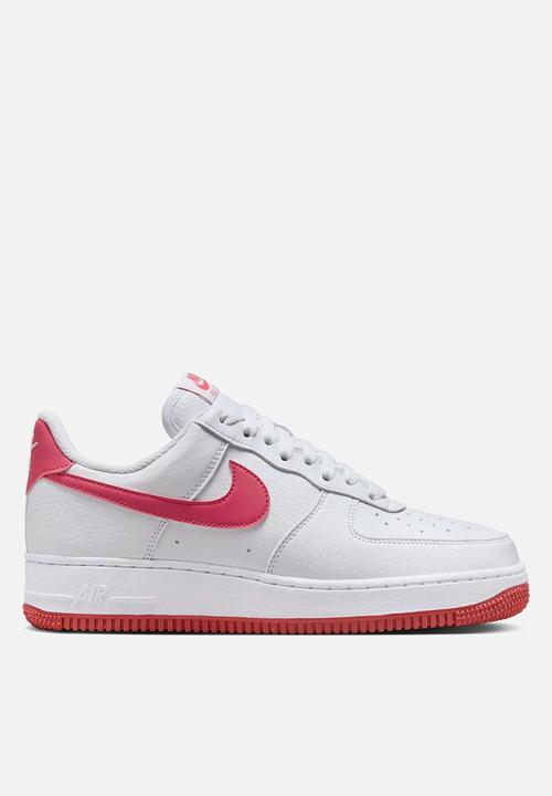 white and light pink air force 1