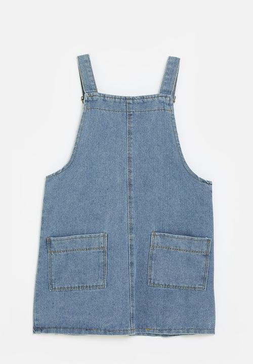 Pop Candy - Pinafore dress - mid blue