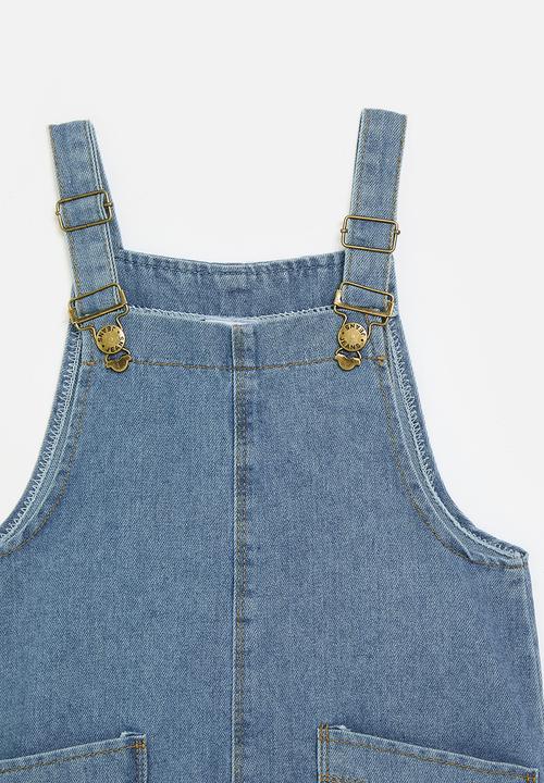 Pop Candy - Pinafore dress - mid blue