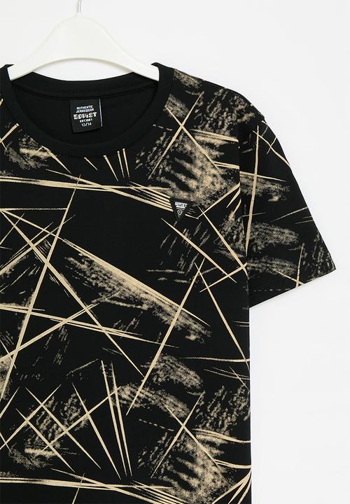 SOVIET - Boys short sleeve fashion tee - black