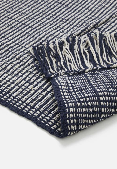 H&S - Cotton Rug - Navy
