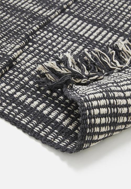 H&S - Cotton Rug - Grey