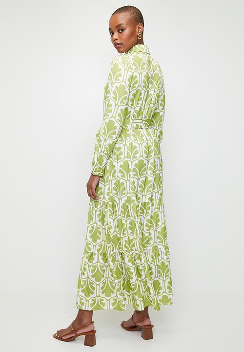 Pringle of Scotland - Pringle willow maxi dress - green
