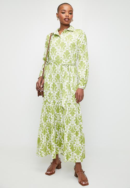 Pringle of Scotland - Pringle willow maxi dress - green