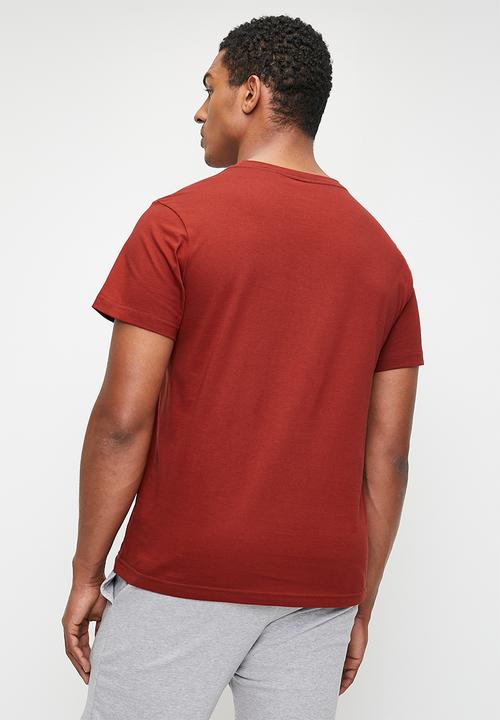 Reebok - Reebok identity big logo tee - rich maroon