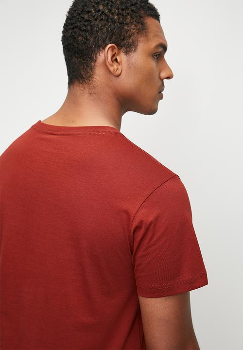 Reebok - Reebok identity big logo tee - rich maroon