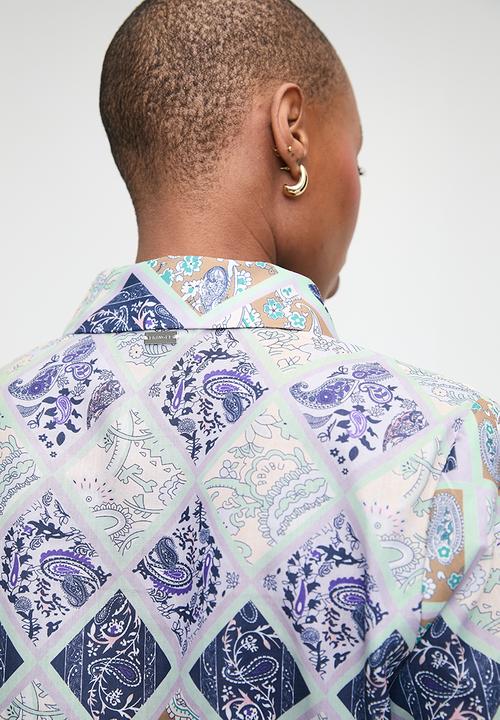 Pringle of Scotland - Pringle lucy satin shirt - multi