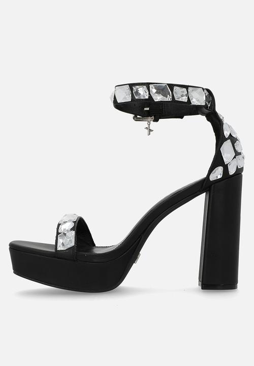 Rock & Co - London 1 platform heel - black