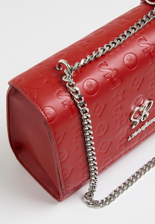 SISSY BOY - Embossed Crossbody - Red