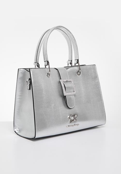SISSY BOY - Buckle Tote - Silver