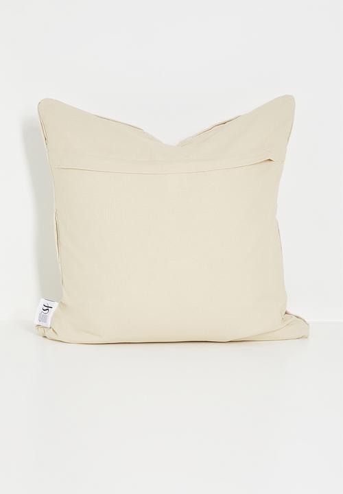 Sixth Floor - Inter woven cushion cover - Natural
