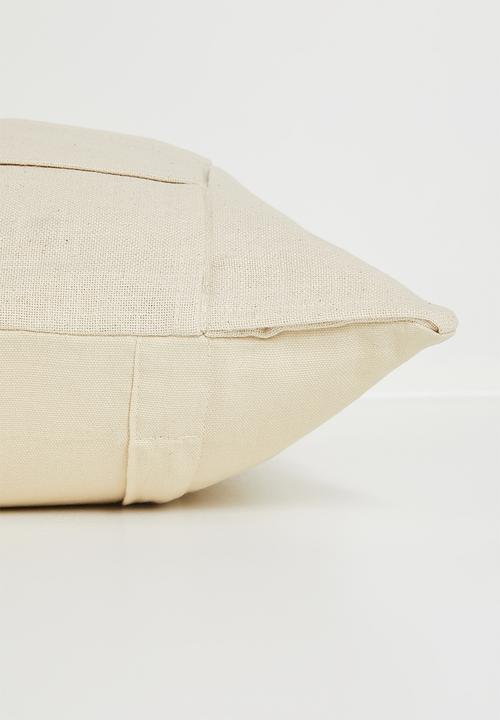 Sixth Floor - Inter woven cushion cover - Natural