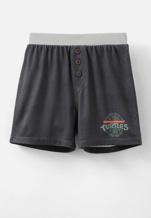 Cotton On - Damon short sleeve pyjama set license - lcn nic rabbit grey/tmnt & friends