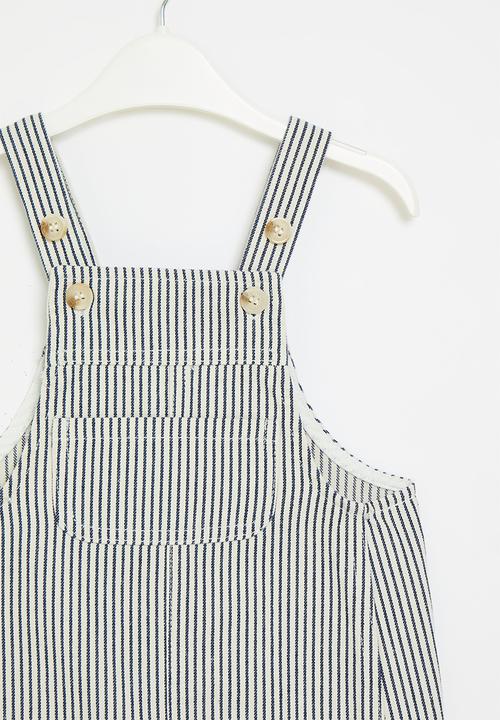 Pop Candy - Striped pinafore dress - multi
