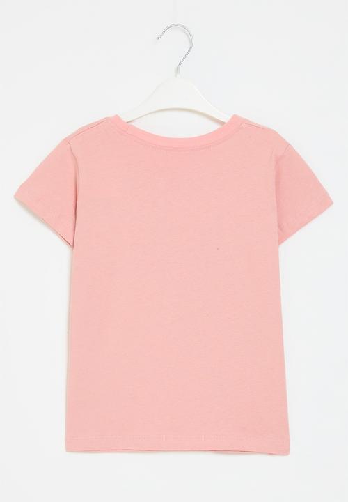 Pop Candy - Printed crew neck tee - pink