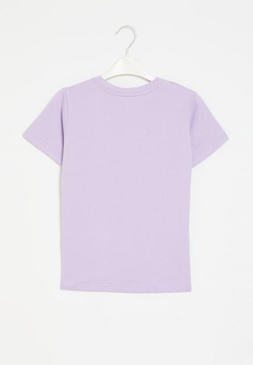 Pop Candy - Printed crew neck tee - lilac
