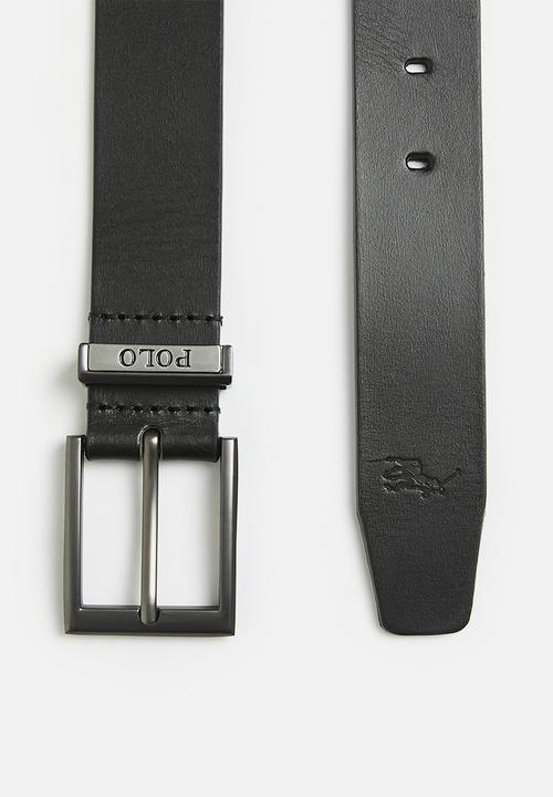 POLO - Matteo Leather Belt - Black