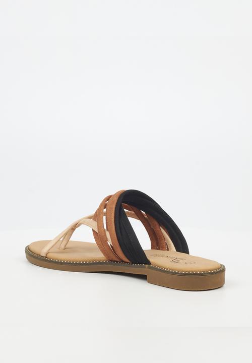 Butterfly Feet - Frost 7 thong - black