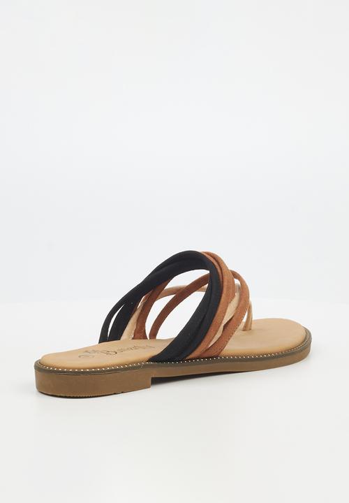 Butterfly Feet - Frost 7 thong - black