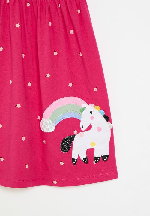 Pop Candy - Polka dot dress - pink & white