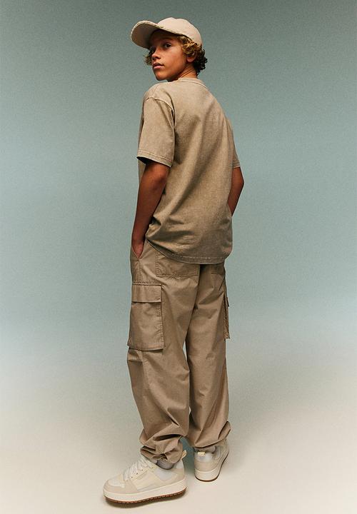 H&M - Parachute trousers - beige