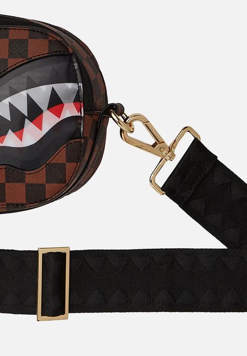 Sprayground - Sharks in Paris lenticular chomp crossbody - brown