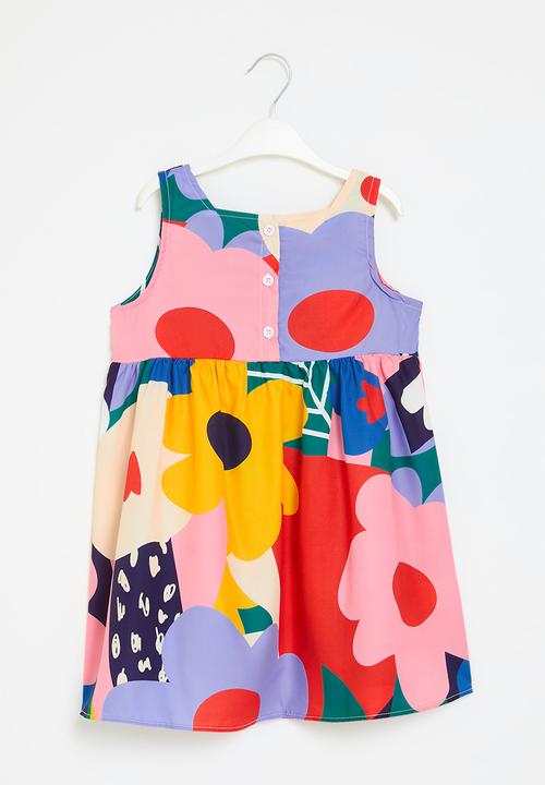 Pop Candy - Abstract floral dress - multi