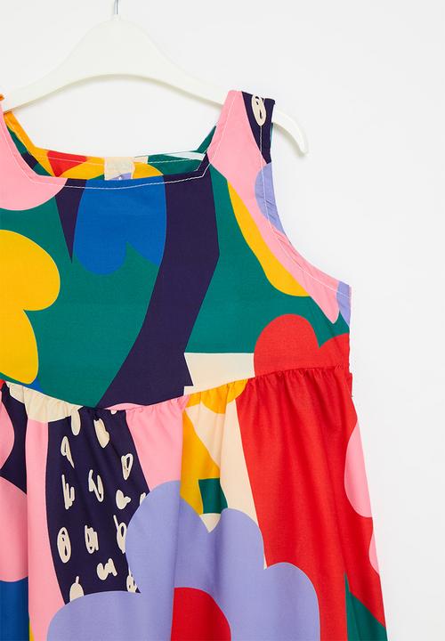 Pop Candy - Abstract floral dress - multi