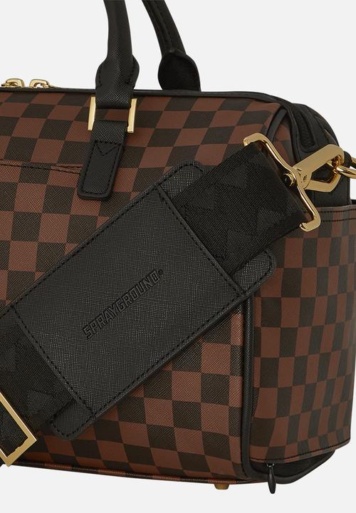 Sprayground - Sharks in paris lenticular chomp mini duffle - brown