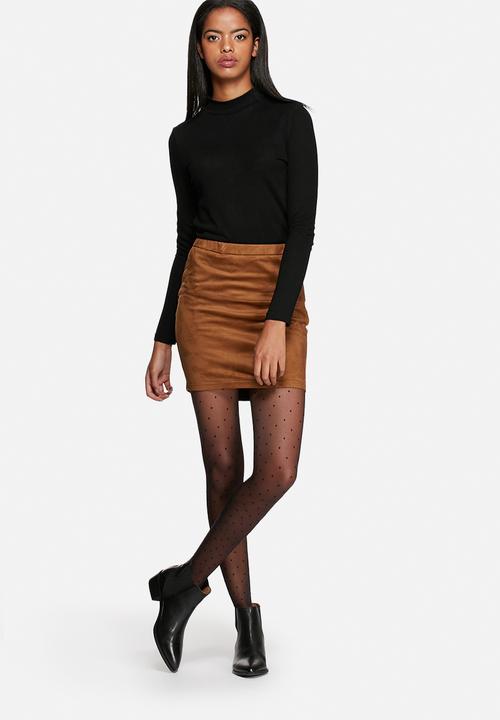 Jacqueline de Yong - Tinka Faux Suede Skirt