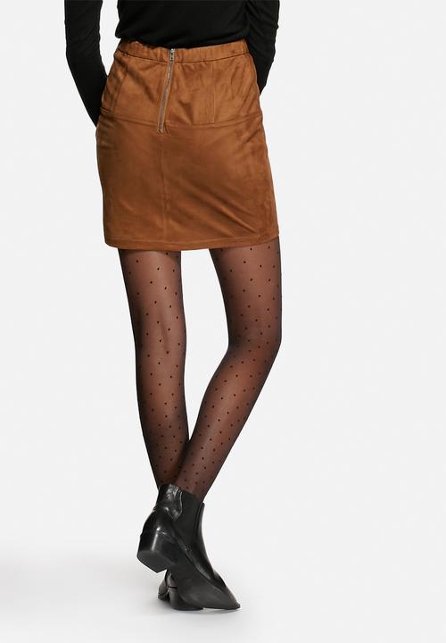 Jacqueline de Yong - Tinka Faux Suede Skirt