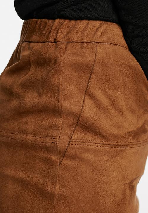 Jacqueline de Yong - Tinka Faux Suede Skirt