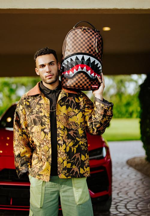 Sprayground - Sharks in paris lenticular chomp backpack - brown