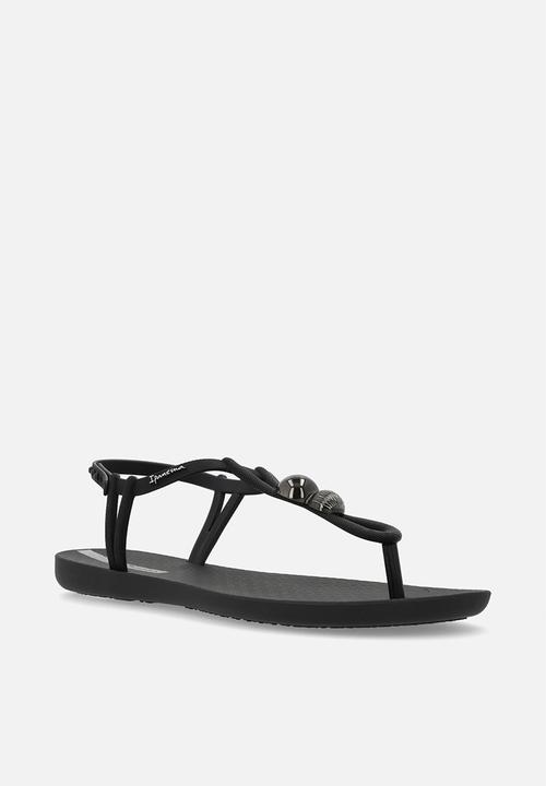 Ipanema - Class spheres fashion thong - black silver