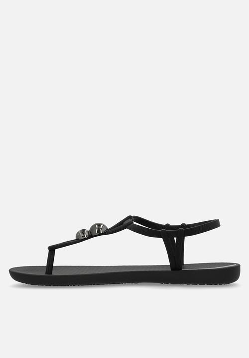Ipanema - Class spheres fashion thong - black silver