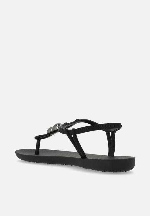 Ipanema - Class spheres fashion thong - black silver