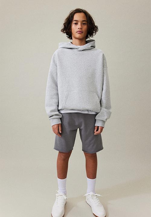 H&M - 3-Pack shorts - light grey marl & black